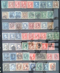 Small Collection US 19th Century Lot - Used