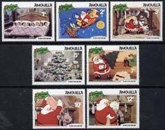 ANGUILLA - 1981 - Christmas - Perf 7v Set - Mint Never Hinged