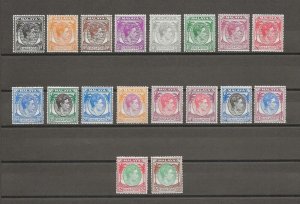 MALAYA/SINGAPORE 1948 SG 16/30 MINT Cat £475