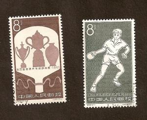 PRC - Scott # 711-12 - USED 