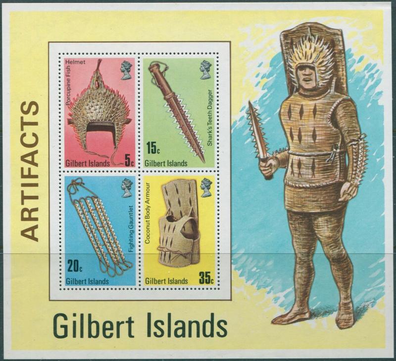 Gilbert Islands 1976 SG47 Artefacts MS MNH