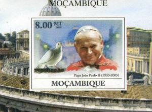 Mozambique 2009 Pope John Paul II Deluxe s/s mnh.vf