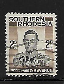 SOUTHERN RHODESIA 52 USED KING GEORGE