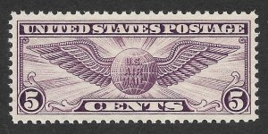 Doyle's_Stamps: MNH Scott #C12** XF+ 5c Winged Globe