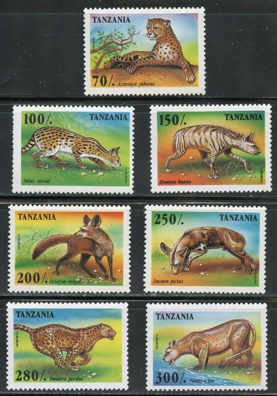 TANZANIA SCOTT#1422/28  ANIMALS SET  MINT NH  