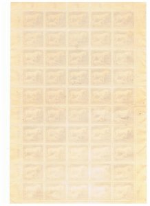 Mint never hinged sheet of 50 German B283 11th Brown Ribbon race@Munich