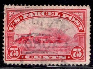 US Stamp #Q11 75c Carmine Rose Parcel Post USED SCV $35.00