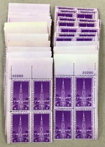 852 Golden Gate Exposition. 25 MNH 3 cent Plate Blocks FV $3.00  Issued in 1939