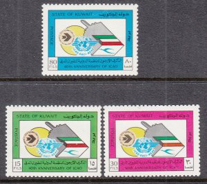 Kuwait 957-959 MNH VF