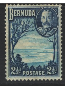 Bermuda Sc#110 MH - small thin