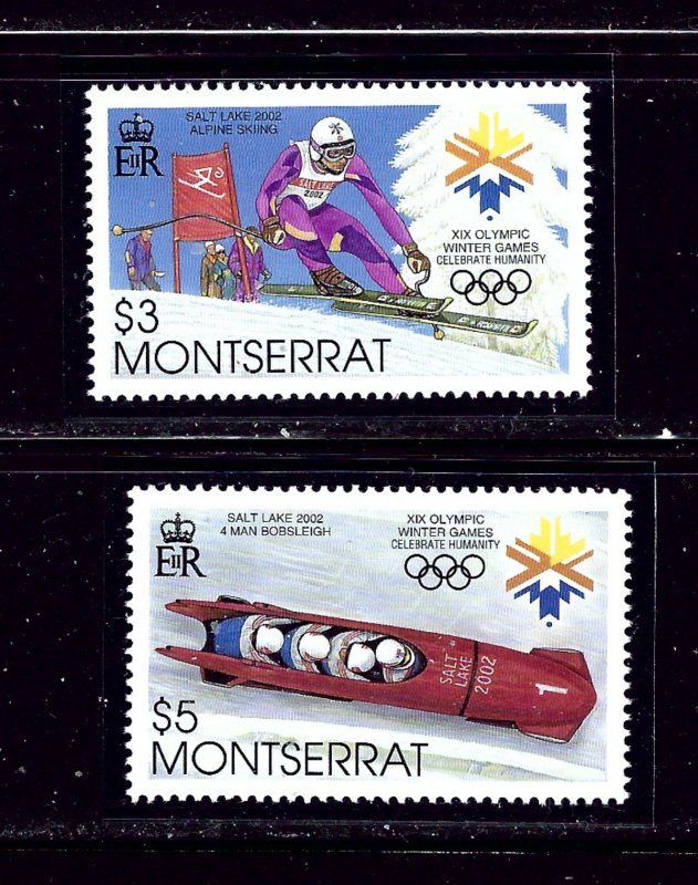 Montserrat 1062 a and b MNH 2002 Olympics