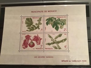 Monaco 1983 The Four Seasons mint never hinged  stamps sheet R24005