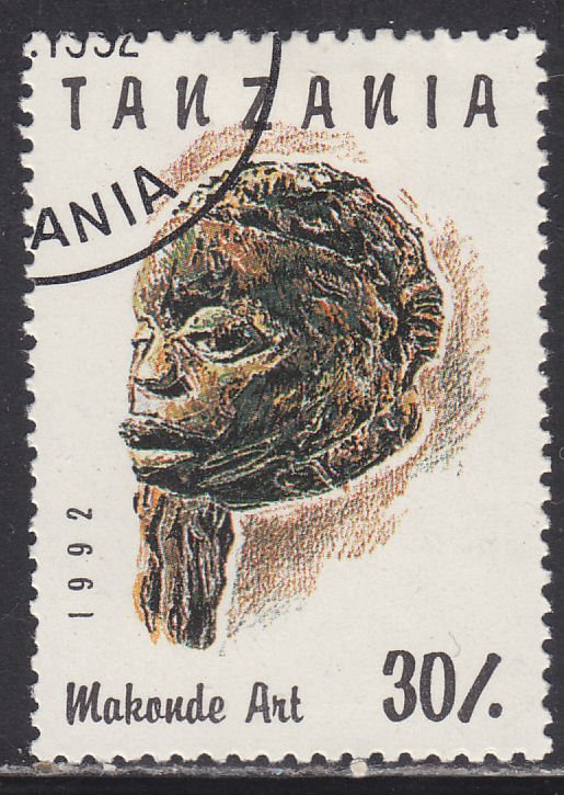 Tanzania 985B Makonde Face Art 1992