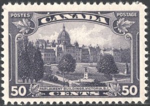 Canada SC#226 50¢ Parliament Buildings, Victoria, B. C. (1935) MNH