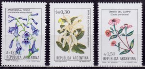 Argentina, 1983, Flowers of Argentina, MNH