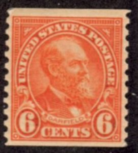 US Stamp #723 MNH - James A. Garfield 1932 Regular Issue Coil Single