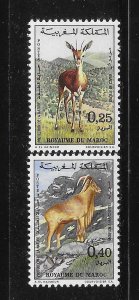 Morocco 1972 Nature Protection Gazelle Sheep Sc 268-269 MNH A3218