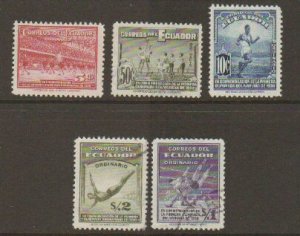 Ecuador #377-81 mint/used - Make Me A Reasonable Offer