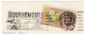 (I.B) Elizabeth II Postal : Slogan Postmark (Bournemouth - The Resort) 