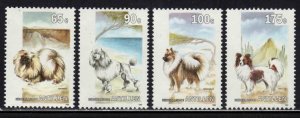 Netherlands Antilles #695-98 ~ Cplt Set of 4 ~ Dogs ~ Mint, NH