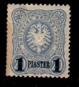 Germany Offices in Turkey Scott 4 Mint NH (stained perfs left side)