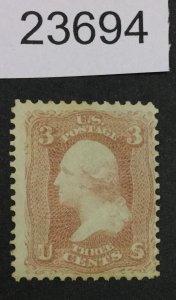 US STAMPS #65 MINT OG H LOT #23694