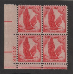 C50 5c Eage 26052 LL Plate Block