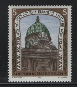 AUSTRIA 1587 MNH FAMOUS BUILDING 1993 SET