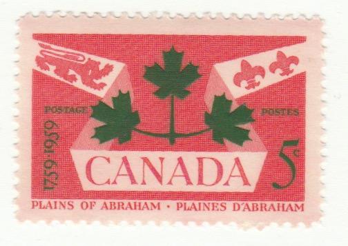 Scott # 388 Plains of Abraham MNH
