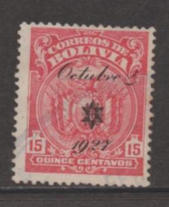 Bolivia   Scott #   180     used