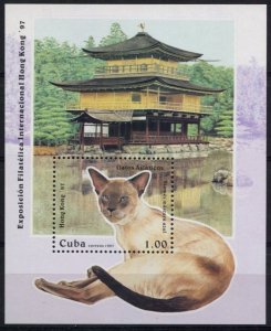 1997 Cuba 3993/B147 Cats