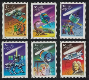 Hungary Appearance of Halley's Comet 6v 1986 MNH SG#3680-3685