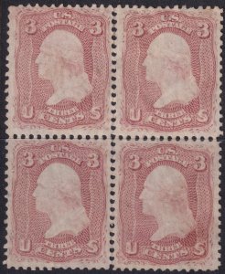 #65 Mint NG, VF, Block of 4, very nice (CV $290) (CV $50 - ID35984) - Joseph ...