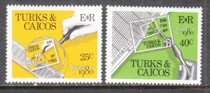 Turks and Ciacos 431-432 MNH VF