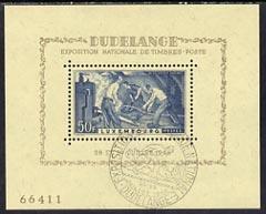 Luxembourg 1946 Stamp Exhibition, Dudelange m/sheet very ...