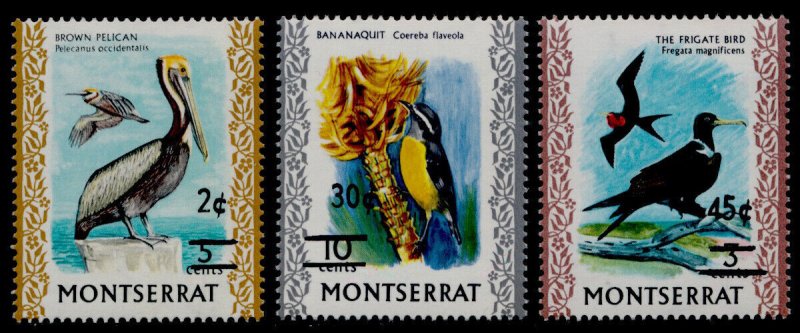 Montserrat 337-9 MNH Birds 