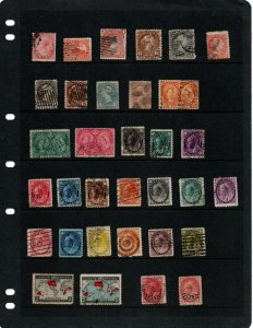 Collection of Classic Victoria-era used Canada Stamps - 2021 cv $796.25