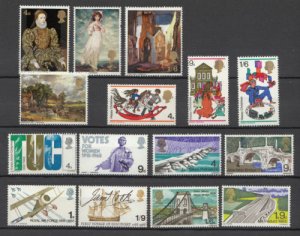 GB Pre-decimal QEII 1968 Complete Commemorative Collection Superb M/N/H