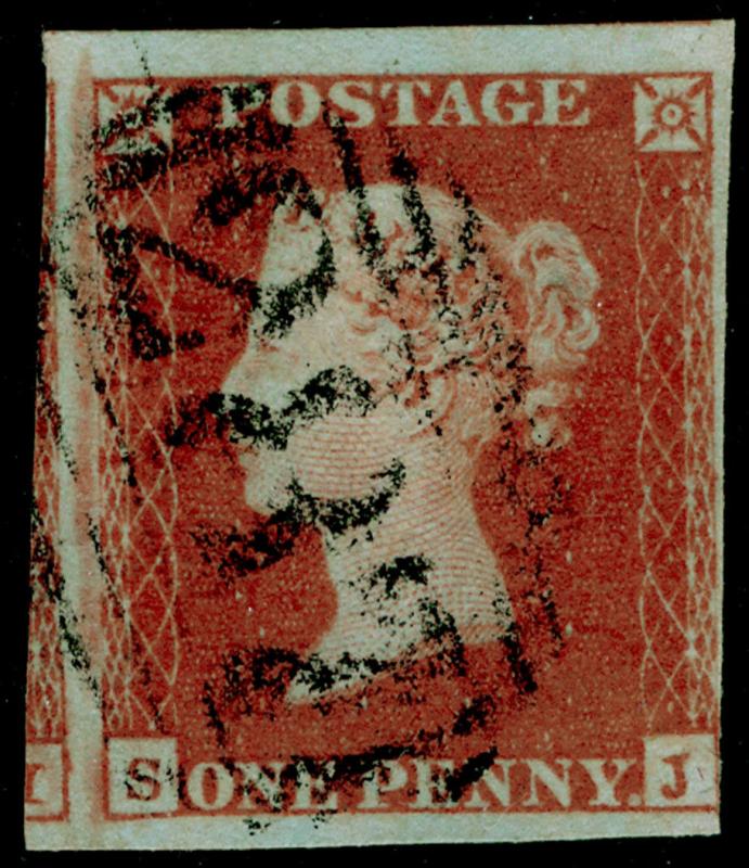 SG8, 1d red-brown, FINE USED. SJ