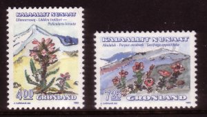 Greenland, Flowers MNH / 1992
