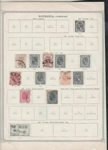 romania 1894-1908 stamps page ref 18231