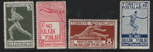 TURKEY, 855-858 ,  MINT HINGED,    SET