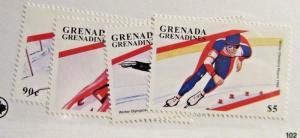 GRENADA Scott #1930-33 ** MNH Winter Olympics stamp set ,very fine