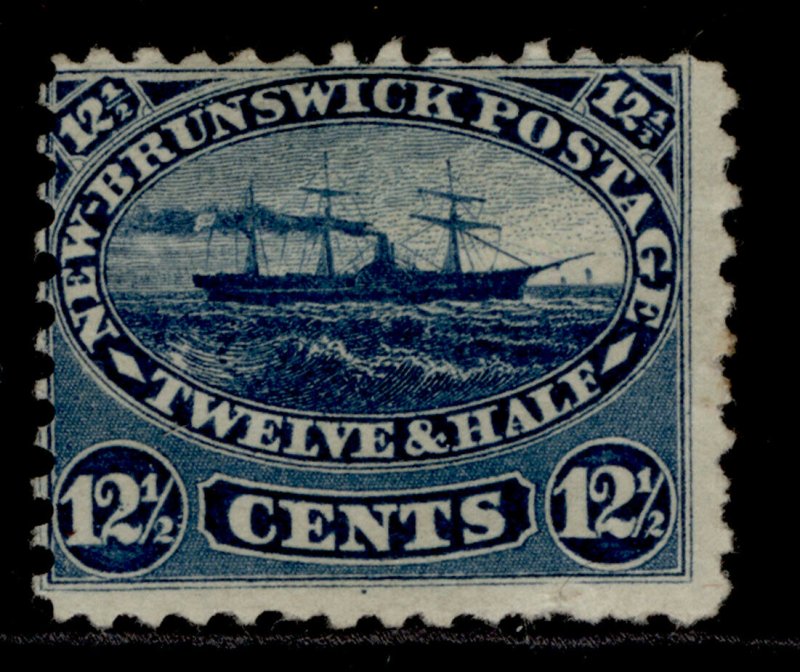 CANADA - New Brunswick QV SG18, 12½c indigo, M MINT. Cat £70.