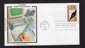 2361 CPA, FDC Colorano Silk