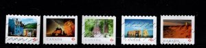 Canada - #3062 - 3066 2018 Far & Wide Coil stamps set/5 - Used