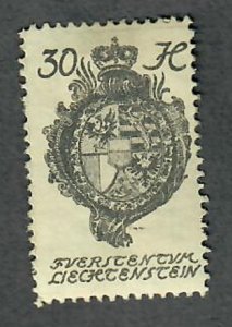 Liechtenstein #37 Mint Hinged single