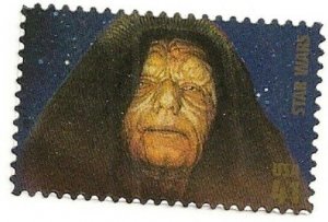 US 4143c Star Wars Emperor Palpatine 41c single (1 stamp) MNH 2007
