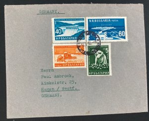 1960 Stara Zagora Bulgaria Cover To Hagen Germany Irrigation System