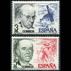 SPAIN 1976 - Scott# 2018-9 Composers Set of 2 NH